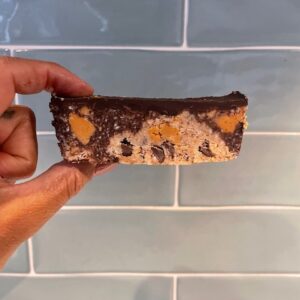 Raw brookie bars